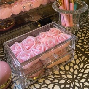 Everlasting roses acrylic jewelry box